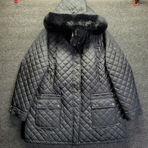 Cavlin Klein Women&#39;s Sz 2X Winter Quilted Faux Fur Hood Jacket - £53.51 GBP