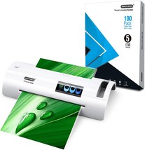 Letter Size, 9-Inch Wide Lamination, 5Mil, 100Pack,, Cold And Hot Mode. - $89.97