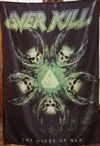 OVERKILL The Wings of War FLAG CLOTH POSTER BANNER CD Thrash Metal - $20.00