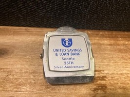 Vintage Collectible United Savings &amp; Loan Bank Magnet Clip Seattle - £7.26 GBP