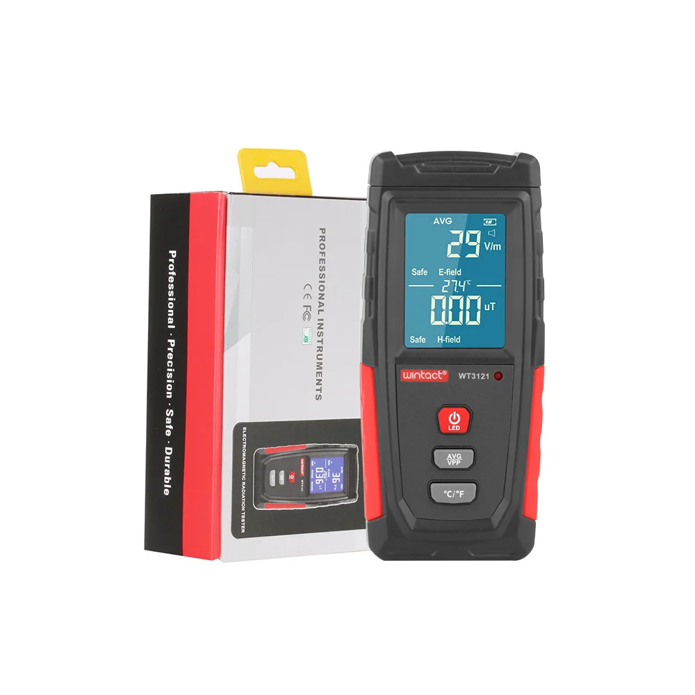 WINTACT EMF tester Electromagnetic Field Radiation Tester Emf Meter Handheld Por - £227.87 GBP