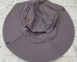 Mens Mesh Boonie Bush Hat Wide Brim Sun Protection Bucket Cap Foldable Grey - $23.75