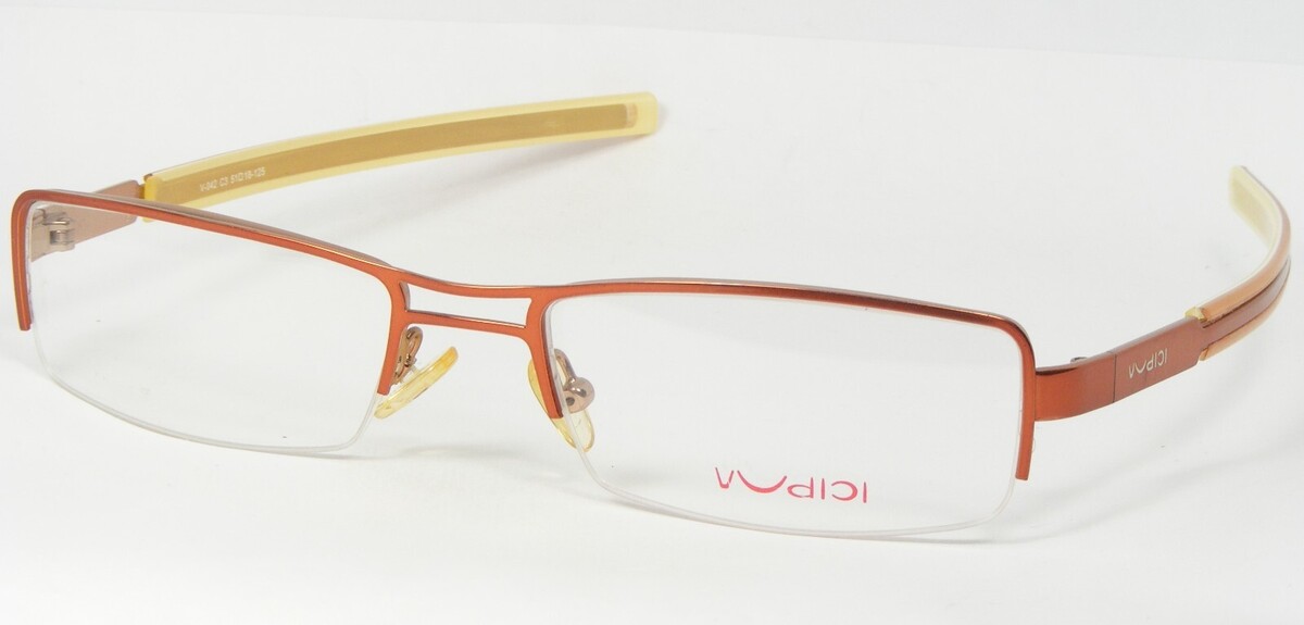 VUDICI V-042 C3 Naranja Cobre Gafas Montura Metálica 51-18-125mm - $56.42