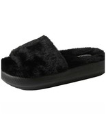 32 Degrees Heat Sandal 8 Slipper Faux Fur Plush Cushion Slide-on Outdoor... - £14.18 GBP