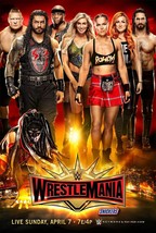 WWE Wrestlemania 35 Poster | Reigns Rollins Lesnar | NEW | USA - £15.66 GBP