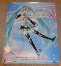Hatsune Miku Project Diva X Promotional Poster for PS4 PS Vita Video Game - £15.65 GBP