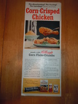 Vintage Kellogg's Corn Flake Crumbs Print Magazine Advertisement 1961 - $3.99