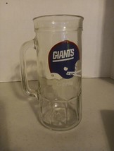 Vintage NFL New York Giants Fisher Peanuts Glass Beer Mug 20 Oz. - £8.95 GBP