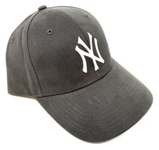 MVP New York Yankees NY Logo Baseball Navy Blue Curved Bill Adjustable Hat - £15.29 GBP+