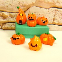 3D PUMKIN CABOCHONS for Halloween craft, Dollhouse decor, Mini gift for ... - $13.99