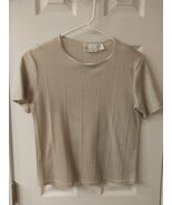 Ladies Top Small Beige, Kathie Lee Collection, Never Worn - $4.25