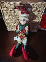 Elf Christmas Tall Multicolor Porcelain Doll-Limited Supply-Brand New-SHIP 24 HR - £93.26 GBP