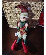 Elf Christmas Tall Multicolor Porcelain Doll-Limited Supply-Brand New-SH... - £94.30 GBP