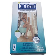 Jobst UltraSheer Closed Toe Thigh Highs Lace Band - 20-30 mmHg Petite - £39.14 GBP