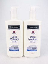 Neutrogena Deep Moisture Hypoallergenic Body Lotion Fragrance Free 13.5oz Lot 2 - $31.88