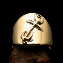 Excellent crafted Men&#39;s Zodiac Ring Sagittarius Symbol - Solid Brass - £21.25 GBP