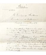 1893 Subpoena Charges Of Wilhelm Klepser Draft Dodging Military Law Germ... - $5,519.38 MXN