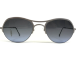 Vintage La Eyeworks Sonnenbrille PALMS 556 Grau Rund Rahmen mit Blauer L... - $69.55