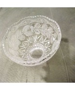 ANTIQUE CUT GLASS ORNATE CANDY BOWL - $111.95 MXN