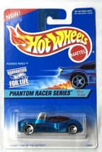 1997 Phantom Racer Series Power Pipes Clear Blue 3 SP Wheels Hot Wheels - $2.50