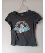 My Little Pony T-shirt Girls Dark Grey Shirt Size X Large 14/16 T-shirt - £7.49 GBP