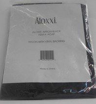 ALOXXI Professional Black COLORIST / STYLIST APRON (Nylon / Vinyl Backin... - £11.06 GBP