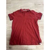 Ben Sherman Vintage Red Men&#39;s Polo Shirt Size XL England Oi! Punk Skinhead - £34.99 GBP