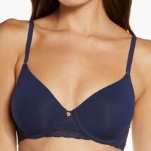 Natori Bliss Perfection Underwire Contour Tee Shirt Bra, Navy, Size 36C,... - €42,07 EUR