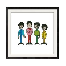 All Stitches - Beatles Cross Stitch Pattern In Pdf -063 - $2.75