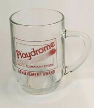 1960s Bowling Vintage Playdrome Drinking Mug Glass Achievement Award NJ ... - $9.85
