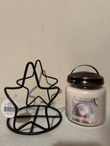 Black Star Candle Holder with Jar Candle - Vanilla Bean image 3