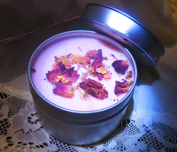 Haunted FULL COVEN CAST BRING FORTH LOVE CANDLE CHERRY BLOSSOM ROSE MAGICK  image 2