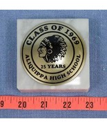 Vintage Marble Paperweight Aliquippa High School Class of 1969 dq - £19.39 GBP