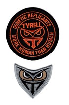 Hook Blade Runner Owl Logo Tyrell Genetic Replicant More Than Human Patch Bundle - £11.08 GBP