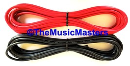 8 Gauge 25ft each Red Black Auto PRIMARY WIRE 12V Auto Wiring Car Power Cable - £18.69 GBP