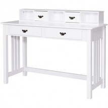 Home Office Writing Desk with 4 Drawer Computer Study Table - $4,848.29 MXN