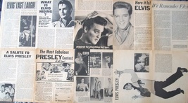 Elvis Presley ~ Twenty (20) Color And B&amp;W Articles From 1961-1980 ~ Clippings - £10.76 GBP