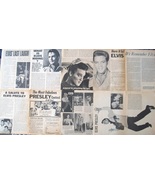 ELVIS PRESLEY ~ Twenty (20) Color and B&amp;W ARTICLES from 1961-1980 ~ Clip... - £10.56 GBP