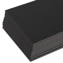 Mat Board Center, Pack of 25 Foam Core Backing Boards 3/16&quot; (11x14, Black) - £39.30 GBP