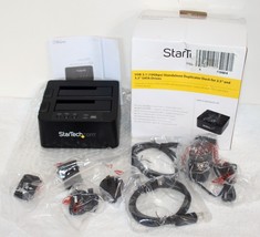 StarTech USB 2.5&quot; &amp; 3.5&quot; SATA Hard Drive Standalone Duplicator Dock ~ Ne... - $59.99