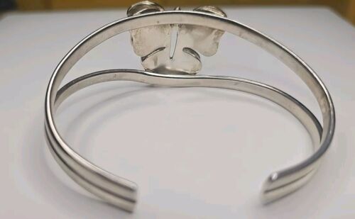 Silver 925 Cuff Butterfly Bracelet Item image 5