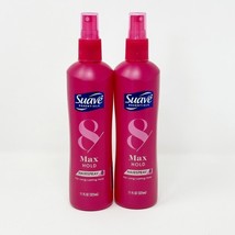 Lot of 2 - Suave Essentials Max Hold Hairspray 8 Non Aerosol 11 oz NEW - £22.40 GBP