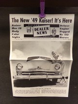 Kaiser Frazer Dealer News Volume II, No 24 Sept 1948 Newspaper Deluxe &amp; ... - $67.47