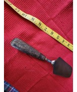 Vtg  9 In Woodhandled Rounded Blade Bricklayers Trowel Unable To read Br... - $29.99