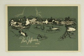 Vintage Advertising Postcard THOMAS JEFFERSON INN Charlottesville VA Mot... - $7.56