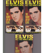 3 Copies Elvis All The Kings Men VHS The Secret Life Of Elvis NEW Sealed - $10.76