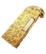 Vintage Dunhill 18k Yellow Gold Ruby Emerald Eagle Rollagas Lighter 1950&#39;s - $224,328.35 MXN