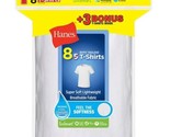 Hanes Boys&#39; Tagless White T-Shirts, Pack of 8,, Size Large - $18.95