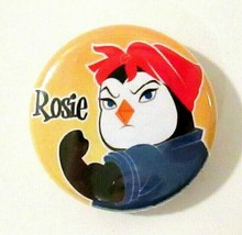 Rosie the Riveter Penguin Bird Metal Pin Funky Feminist Girl Power 1&quot; - £4.69 GBP