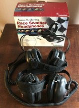 Lot of 2 Radio Shack Noise Reducing Race Scanner Headphones Black 33-1158 - $47.51